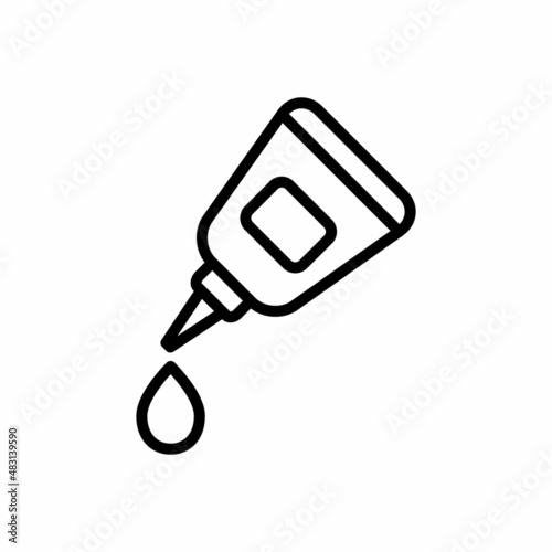 Glue Icon Design Vector Logo Template Illustration Sign And Symbol