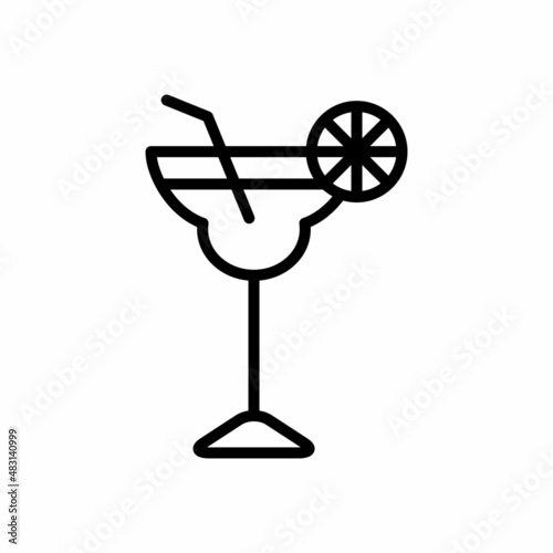 Cocktail Icon Design Vector Logo Template Illustration Sign And Symbol