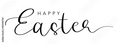 Happy easter hand lettering with font (2)