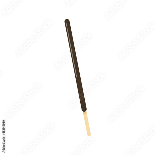 Chocolate sticks. Dipped stick. Dipped stick pattern vector. chocolate dipped cookie sticks.