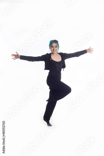 dancer with classical and jazz dance moves