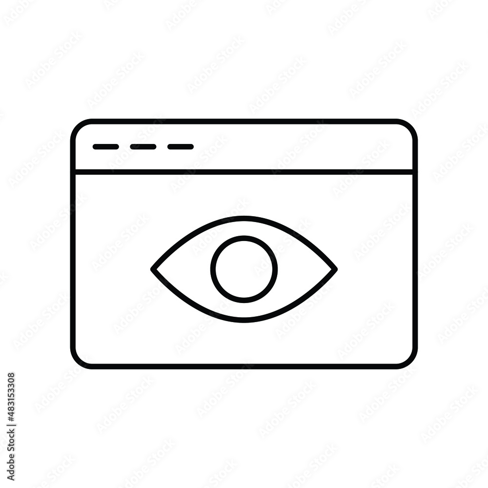 browser Eye Vector icon which is suitable for commercial work and easily modify or edit it
browser Eye Vector icon which is suitable for commercial work and easily modify or edit it