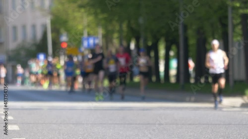 Wallpaper Mural Marathon runners in 4K slow motion 60fps Torontodigital.ca