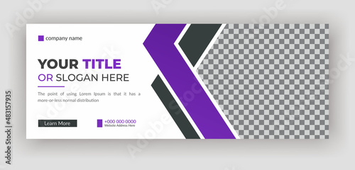 Corporate Business social media cover or web banner design, real estate social media cover design template