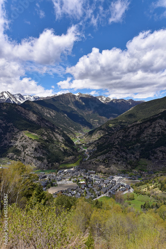 Fototapeta Naklejka Na Ścianę i Meble -  Andorra - Ordino - Aussichtspunkt