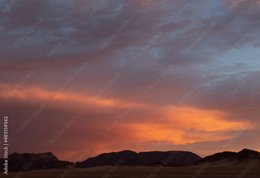 Sunset, Sesriem, Namibia