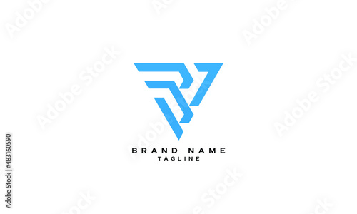 AR, RA, Abstract initial monogram letter alphabet logo design