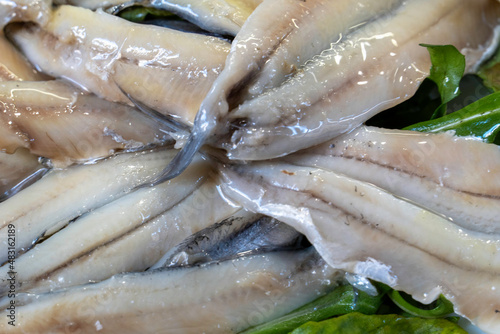 piatti di mare con prodotti ittici
