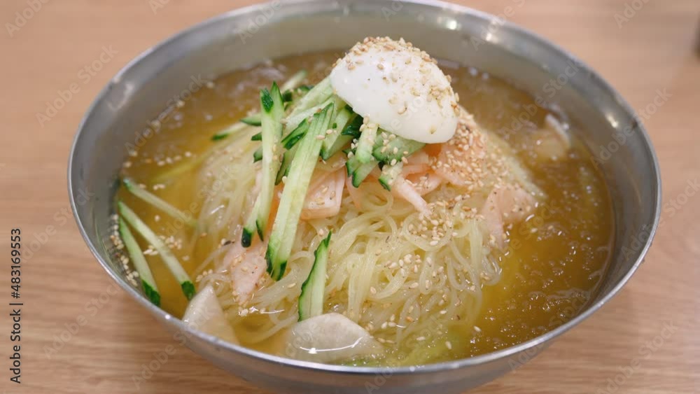 Milmyeon, famous Korean food in Busan Milmyeon, famous Korean food in Busan