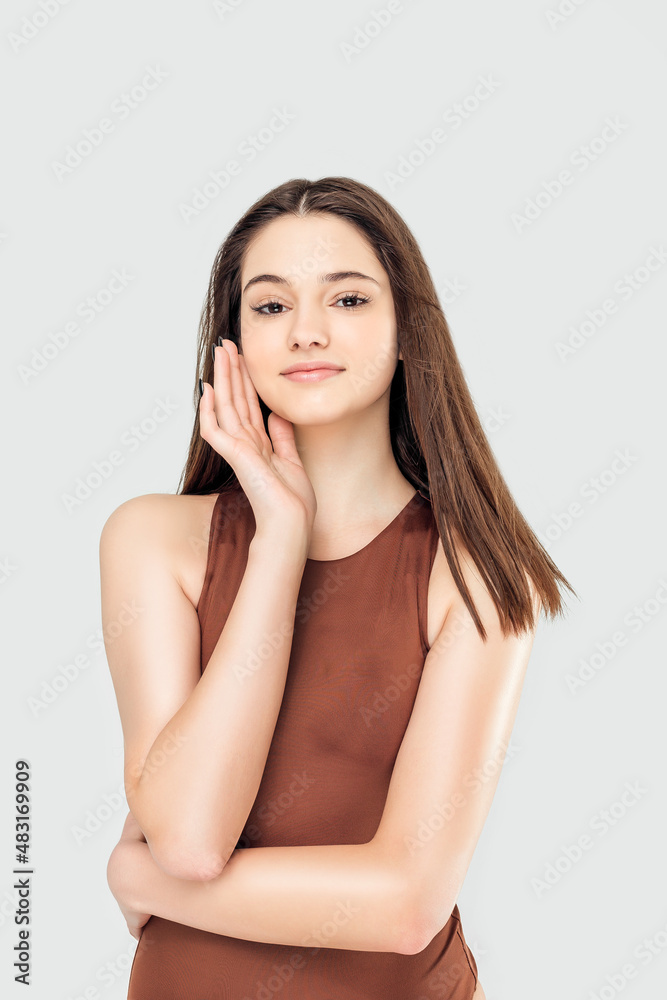 Perfect slim toned young body of the girl. Perfect slim toned young body of the girl.