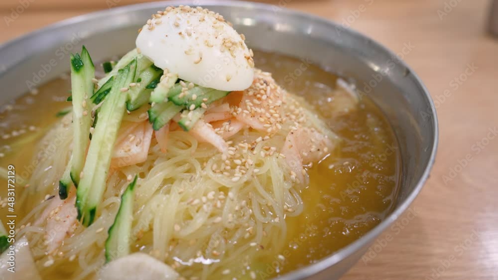 Milmyeon, famous Korean food in Busan Milmyeon, famous Korean food in Busan