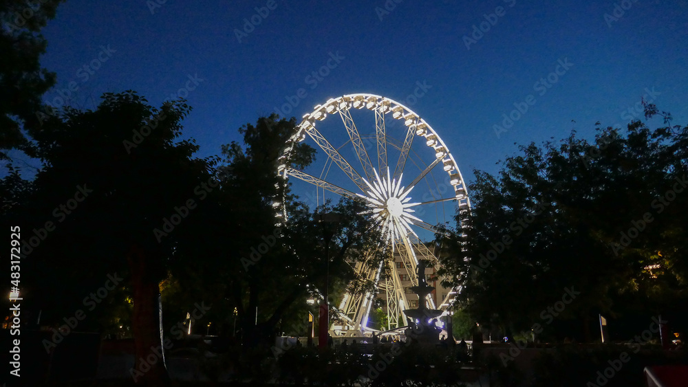 Fototapeta premium Budapest is the capital of Hungary. A Journey into a Pandemic