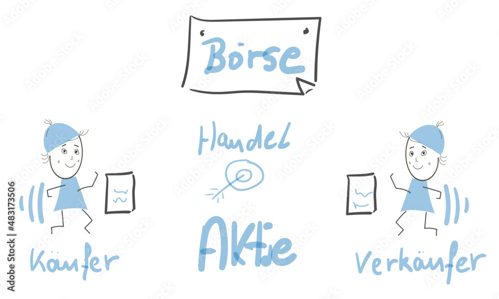 börse handel aktien wertpapiere abbildung skizze zeichnung börse handel aktien wertpapiere abbildung skizze zeichnung