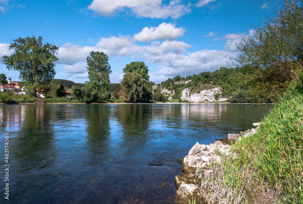 Obraz premium The Danube river near Weltenburg
