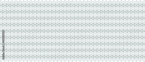 Gray geometric pattern of hexagons on light background. Modern abstract vector texture. EPS 10