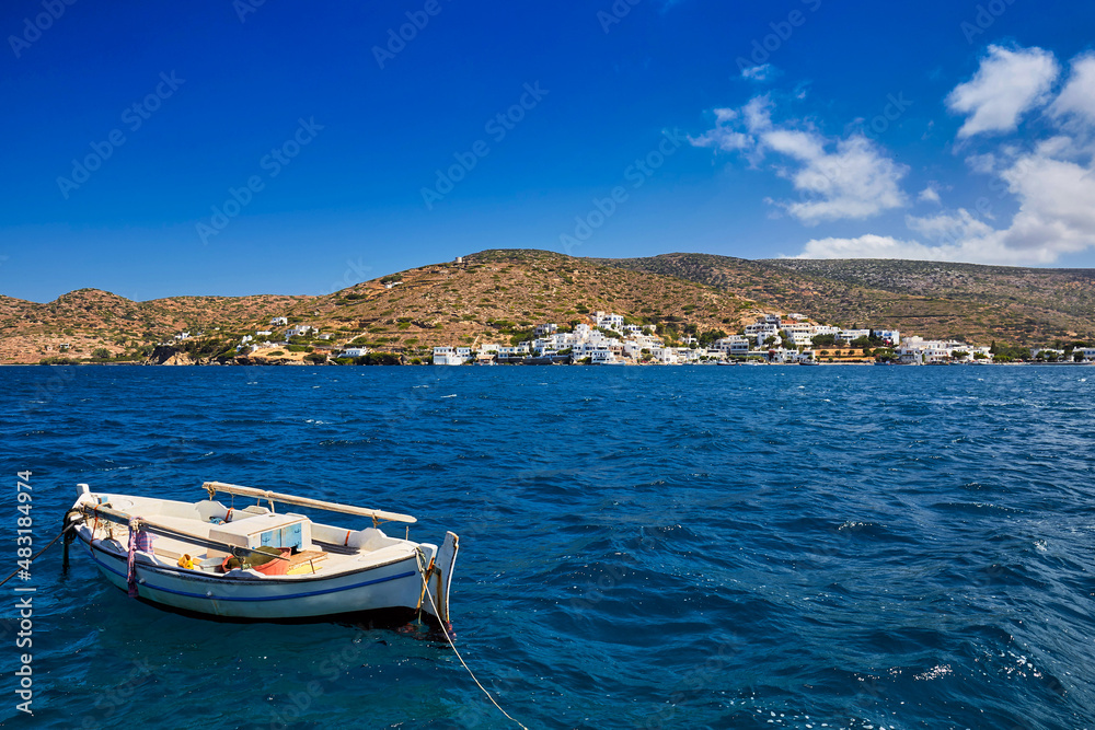 Katapolla port Amorgos Island Greece 