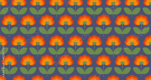seamless pattern with flowers