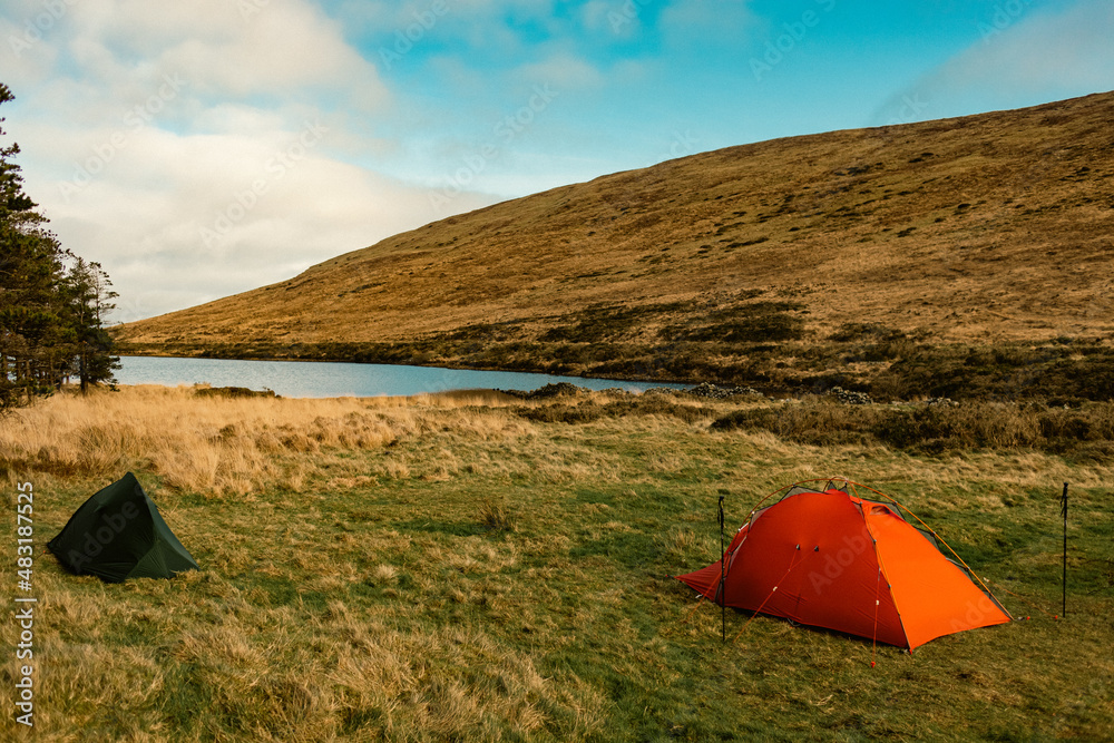 Wild camping in the Mourne mountains, Fofanny, County Down, Northern Ireland