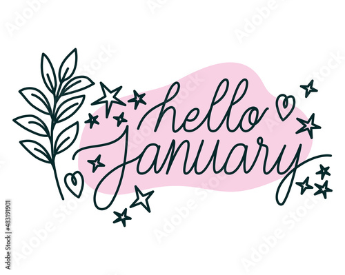 phrase of hello january