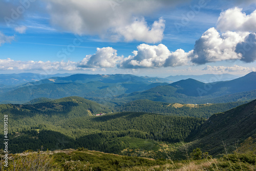 Trail to Mount Hoverla. Carpathian Mountains in Ukraine. © iryna_l