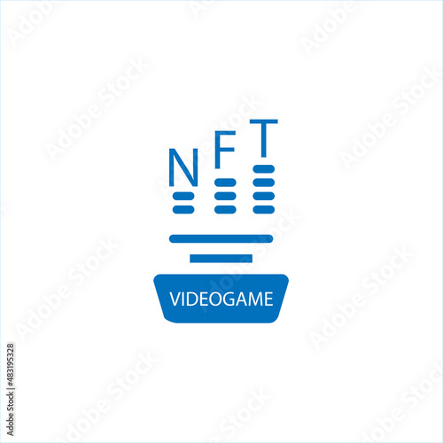 Isolated NFT icon Digital transaction concept Vector illustration