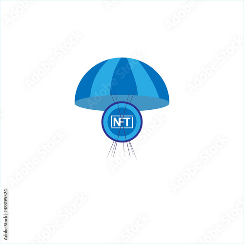 Isolated NFT icon Digital transaction concept Vector illustration