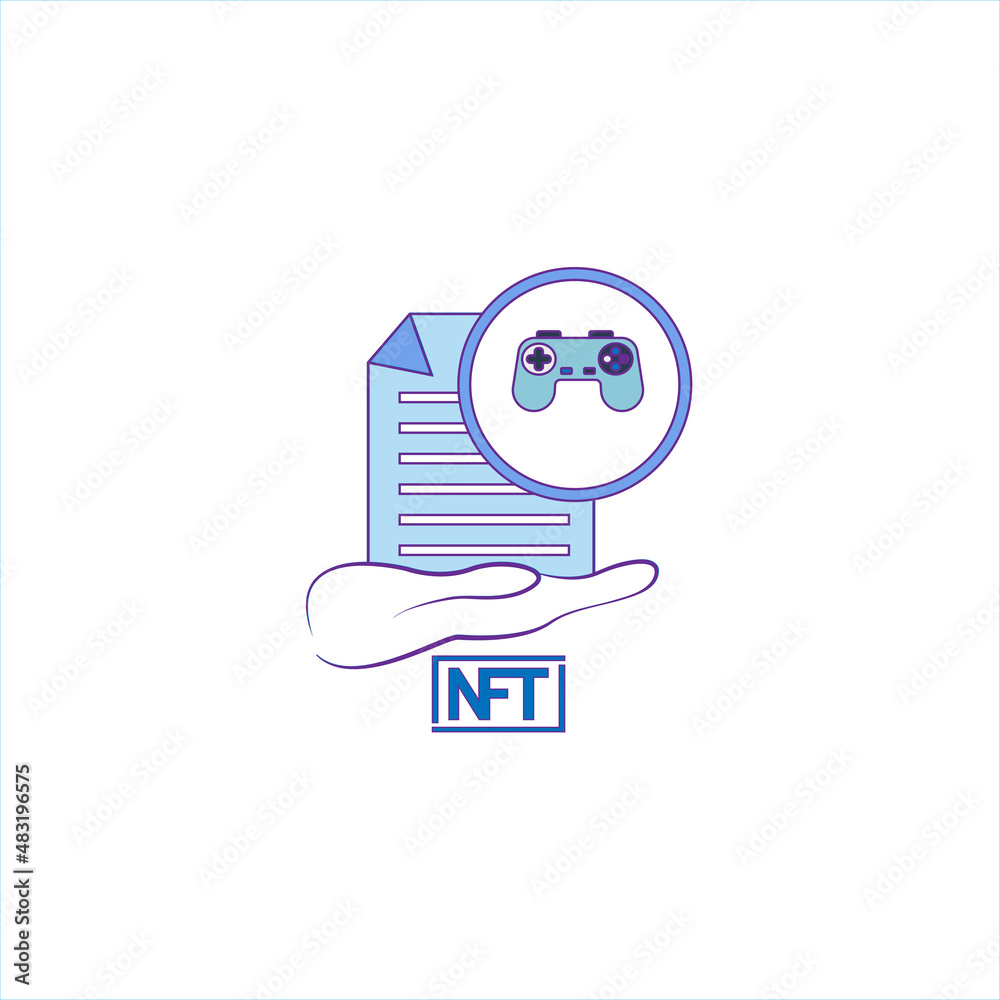 Isolated NFT icon Digital transaction concept Vector illustration Isolated NFT icon Digital transaction concept Vector illustration