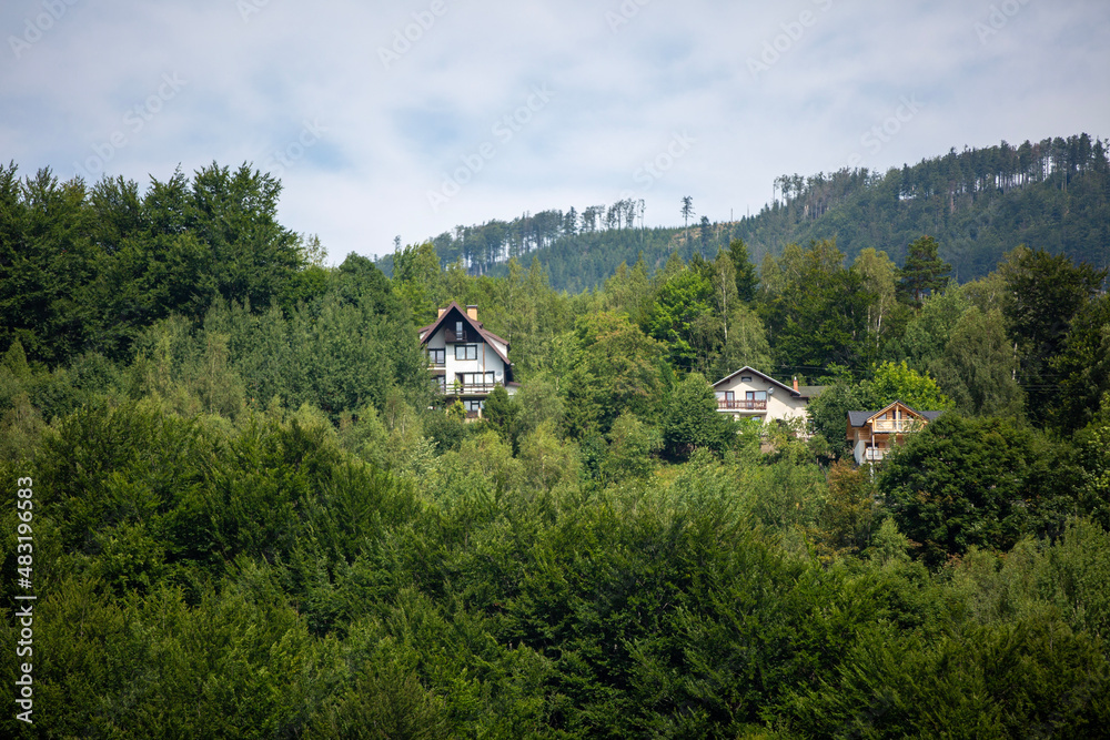 landscape with a house