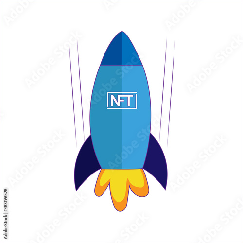 Isolated NFT icon Digital transaction concept Vector illustration