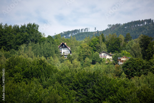 landscape with a house