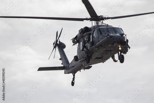 Canvas Blackhawk helicopter