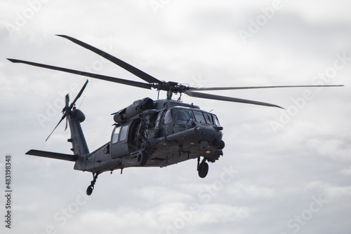 Canvas-taulu Blackhawk helicopter