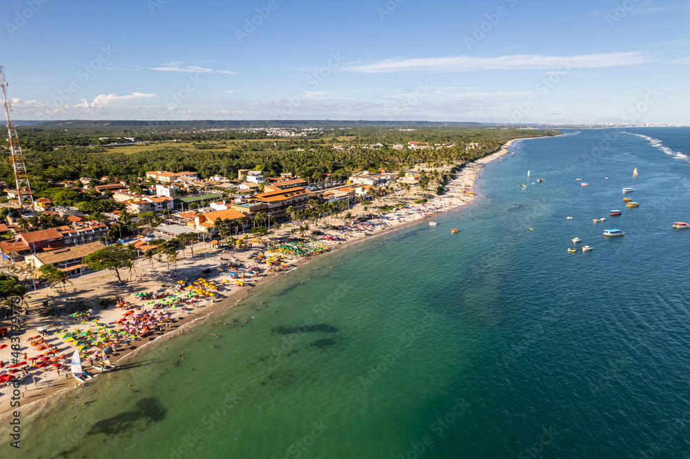 Aerial view of French Beach or 