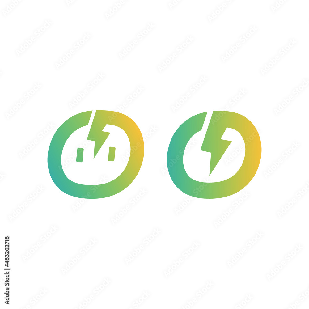Iluustration Vector Graphic of Smart Energy Logo Design Iluustration Vector Graphic of Smart Energy Logo Design