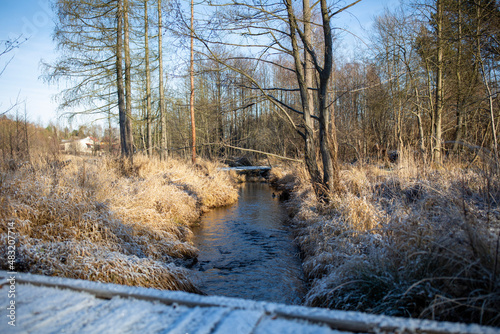 river in winter