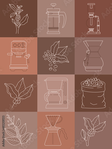 coffee brewing methods and plants