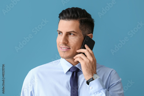 Handsome man in formal clot...