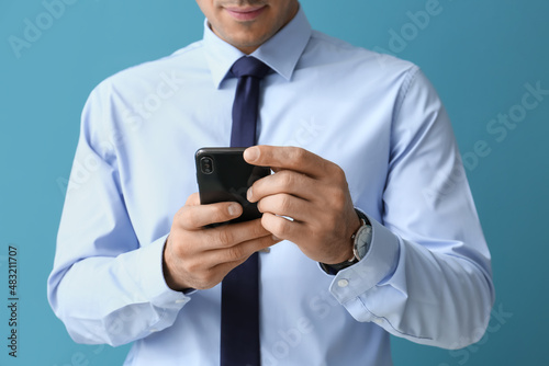 Handsome man in formal clot...