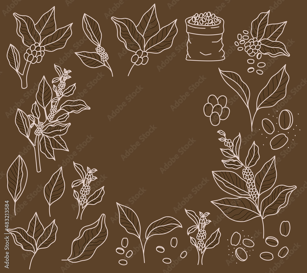 coffee plants card