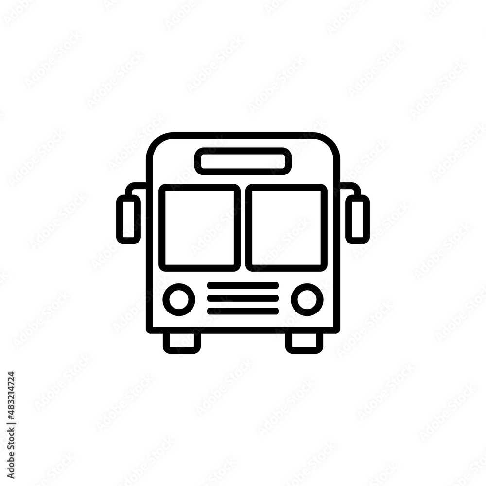 Bus icon. bus sign and symbol. transport symbol Bus icon. bus sign and symbol. transport symbol