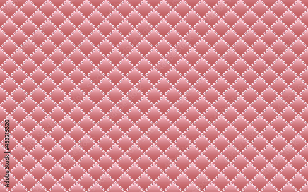 Fototapeta premium Pink geometric background. Vector illustration. 