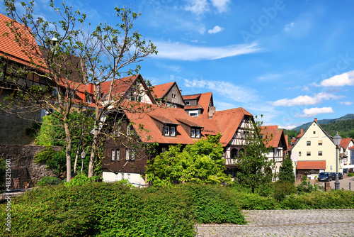 Cityscape of Gernsbach, Black Forest, Germany