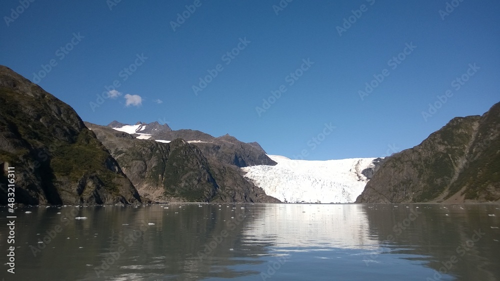 Alaska glacier water