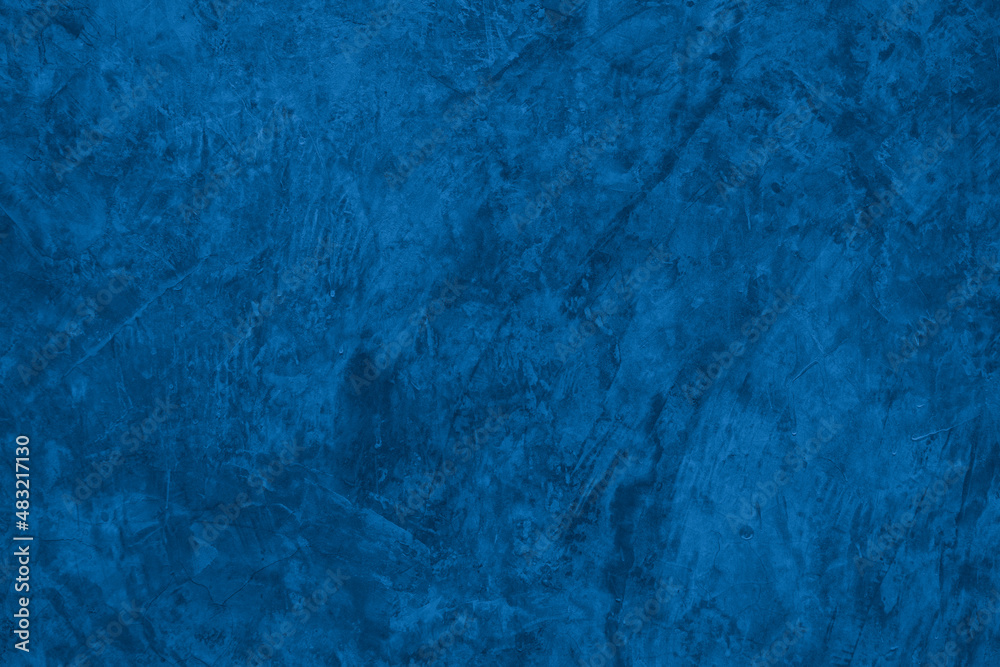 Old wall pattern texture cement blue dark abstract blue color design are light with black gradient background. Old wall pattern texture cement blue dark abstract blue color design are light with black gradient background.
