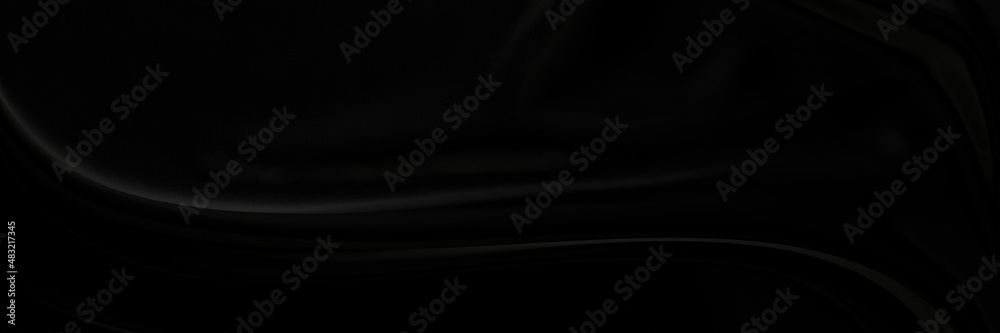 Black gray satin dark fabric texture luxurious shiny that is abstract silk cloth panorama background with patterns soft waves blur beautiful. Black gray satin dark fabric texture luxurious shiny that is abstract silk cloth panorama background with patterns soft waves blur beautiful.