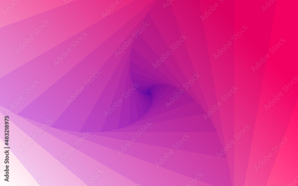 Obraz premium Abstract colorful triangle warp vector background