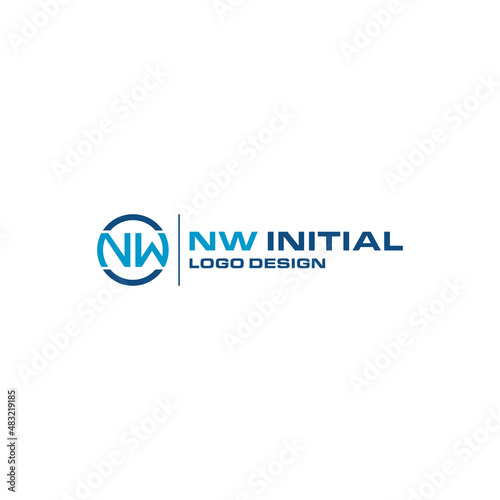 NW INITIAL LOGO DESIGN VECTOR Free Download NW INITIAL LOGO DESIGN VECTOR - GFXLoad
