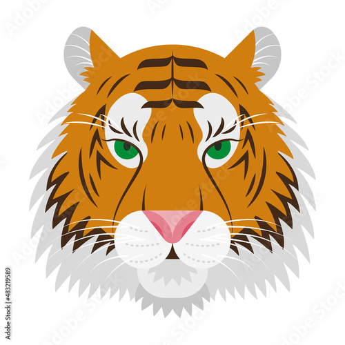 Tiger head (ID: 483219589)