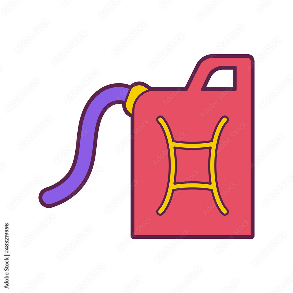 Isolated oil animated clean energy vector illustration Isolated oil animated clean energy vector illustration