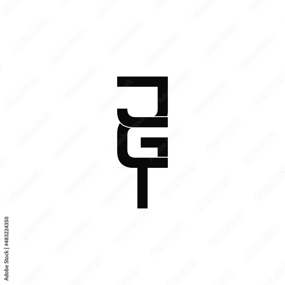 jgt letter original monogram logo design jgt letter original monogram logo design